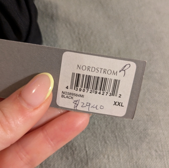 NWT Chelsea28 Black Scalloped Ruffle Cut Bikini Bottom (XXL) - Picture 4 of 7